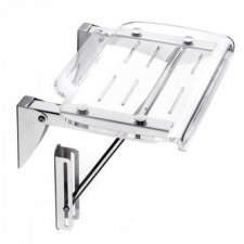 Stunning shower seat s/steel frame with support leg